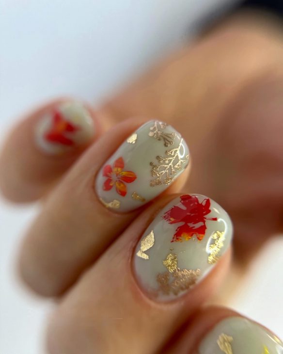 21 Ideas Fall Themed Nails: Embrace Autumn with Stunning Designs