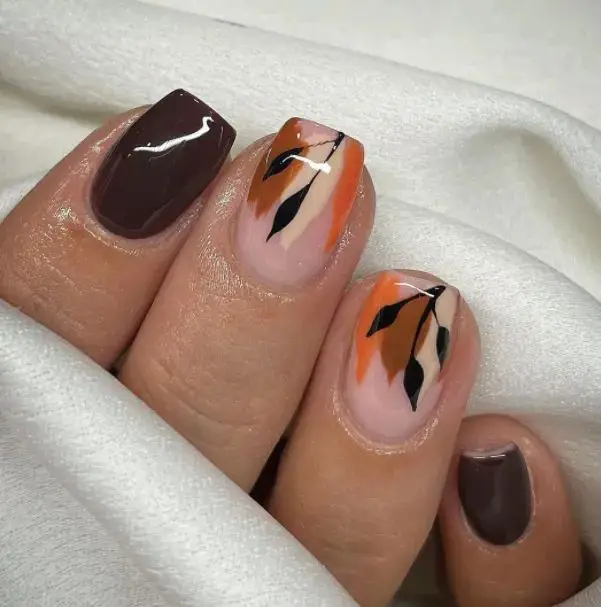 20 Ideas Fall Gel Nail Designs: Embrace the Autumn Elegance