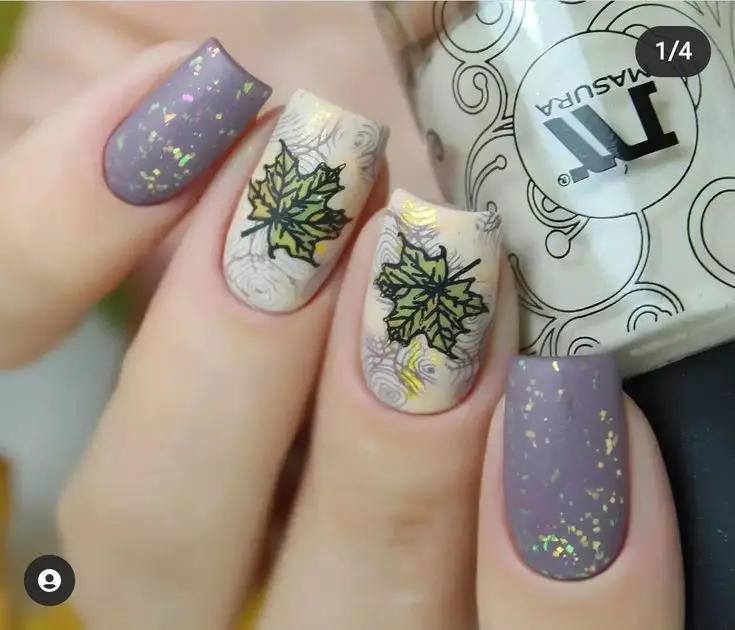 20 Ideas Fall Leaves Nail Art: A Journey Through Autumn Beauty