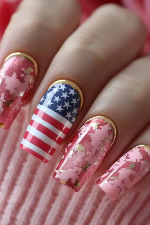 20 Stunning American Flag Nail Designs for 2024: Simple, Acrylic, French Tips