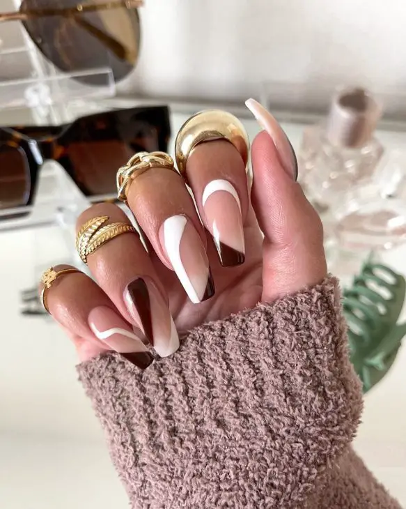 21 Ideas Fall Coffin Nails: Trendy and Elegant Ideas for Autumn