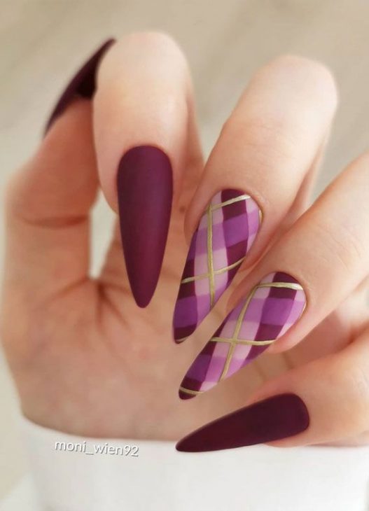 Purple Fall Nails: The Ultimate Guide to Stunning Manicures 20 Ideas