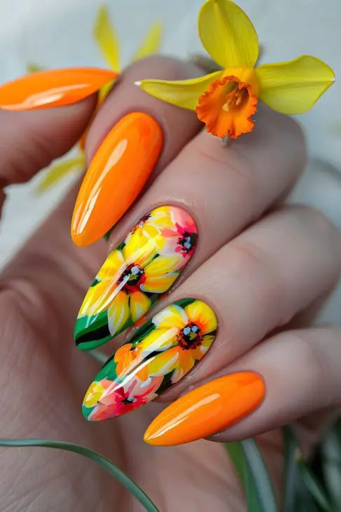 20 Ideas Tropical Nail Designs 2024: Bringing the Beach to Your Fingertips