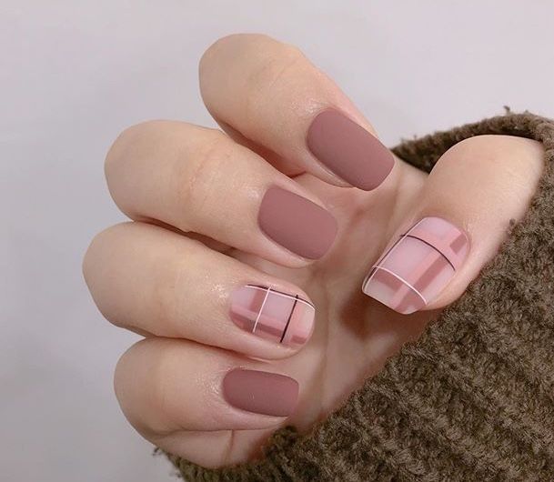 21 Ideas Fall Plaid Nails: A Cozy and Chic Trend for the Season