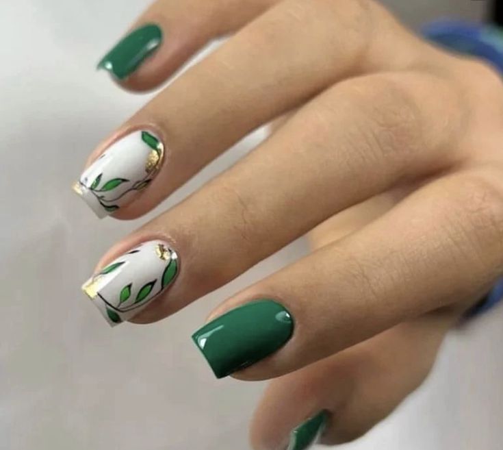 20 Ideas Fall Green Nails: Stylish and Elegant Ideas for the Season