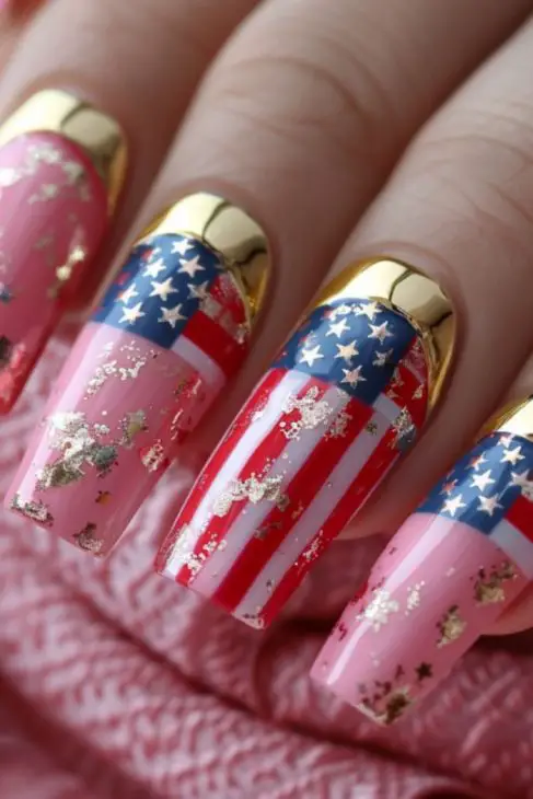 20 Stunning American Flag Nail Designs for 2024: Simple, Acrylic, French Tips