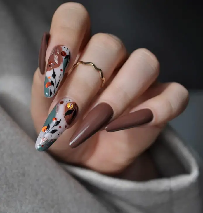 20 Ideas Fall Nail Ideas: Embrace the Season with Stunning Manicures