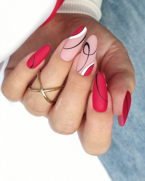 20 Ideas Red Fall Nails: Captivating Ideas for a Seasonal Manicure