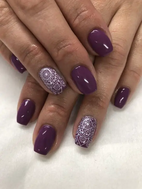 Purple Fall Nails: The Ultimate Guide to Stunning Manicures 20 Ideas