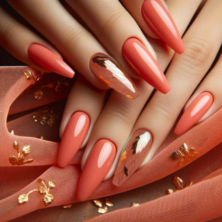 20 Ideas Long Fall Nails: Inspiring Designs