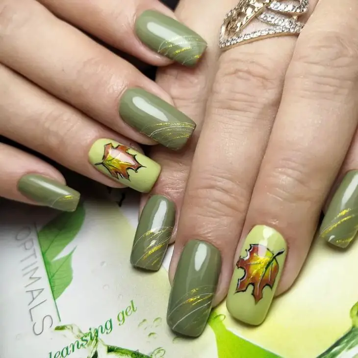 21 Ideas Fall Acrylic Nails: Embrace Autumn with Style