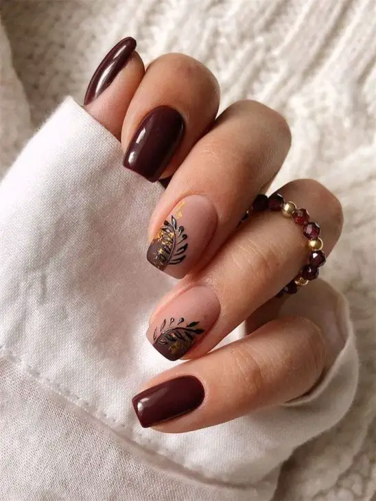 20 Ideas Short Fall Nails: Trendy Ideas for the Season