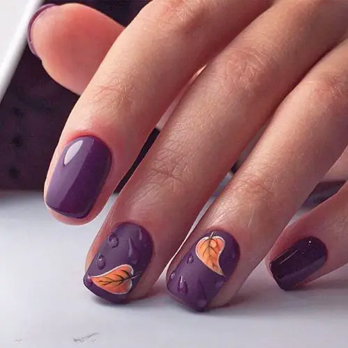 20 Ideas Fall Gel Nail Designs: Embrace the Autumn Elegance