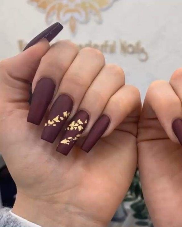 21 Ideas Fall Coffin Nails: Trendy and Elegant Ideas for Autumn