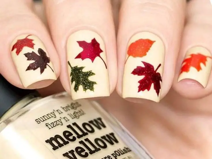 20 Ideas Fall Leaf Nail Designs: Embrace the Autumn Vibes