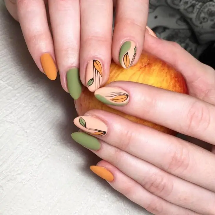 20 Stunning Orange Fall Nail Ideas for 2024: Embrace the Season with Vibrant Designs