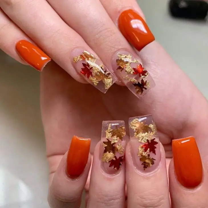 21 Ideas Fall Acrylic Nails: Embrace Autumn with Style