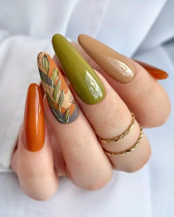 20 Ideas Fall Dip Nails: Stunning Ideas for the Season