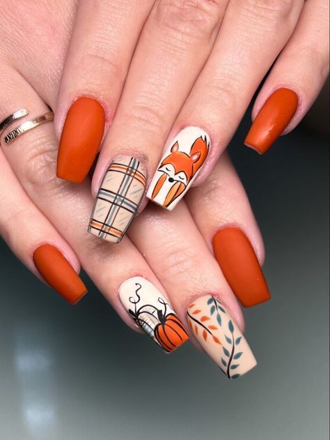 21 Ideas Fall Acrylic Nails: Embrace Autumn with Style