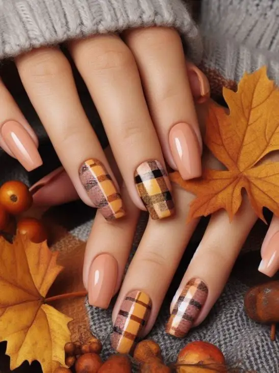 21 Ideas Fall Themed Nails: Embrace Autumn with Stunning Designs