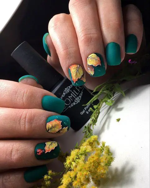 20 Ideas Fall Gel Nail Designs: Embrace the Autumn Elegance