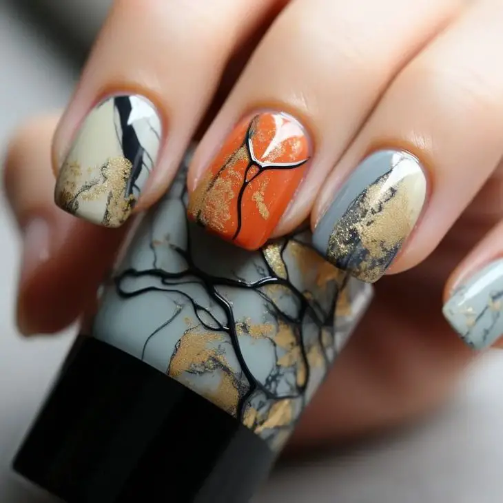 20 Ideas Fall Dip Nails: Stunning Ideas for the Season