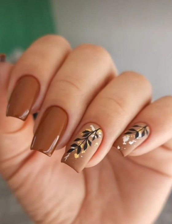 21 Ideas Fall Themed Nails: Embrace Autumn with Stunning Designs