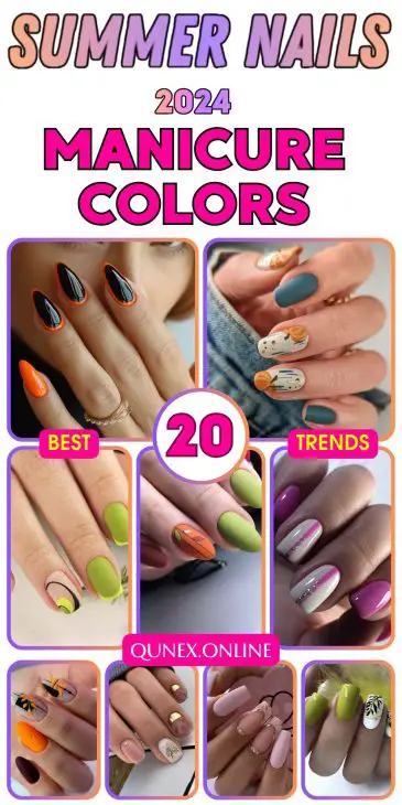 20 Stunning Summer Manicure Colors Ideas for 2024: Gel, Pink, Fair Skin, and More