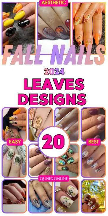 20 Ideas Fall Leaves Nail Art: A Journey Through Autumn Beauty