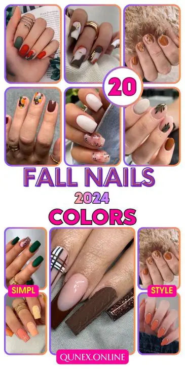 Fall Nail Colors 2024: 20 Ideas and Trends