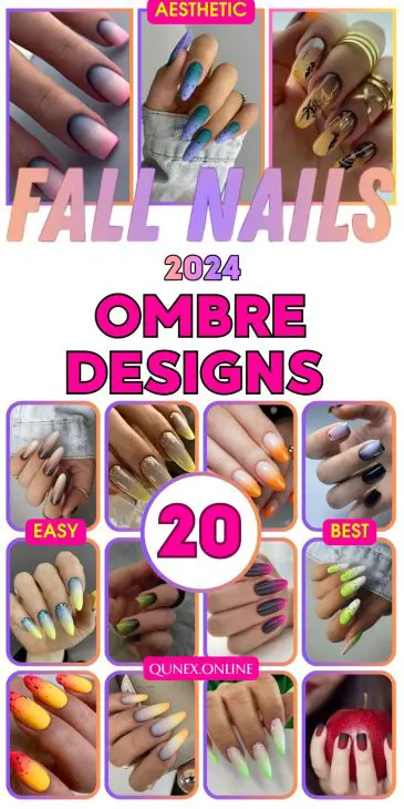 20 Ideas Fall Ombre Nails: Captivating Designs for the Autumn Season