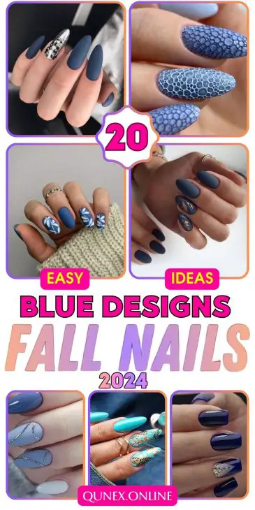 20 Ideas Blue Fall Nails: A Professional's Guide to Stunning Manicure Designs