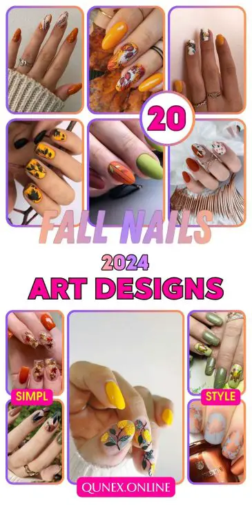 20 Ideas Fall Nail Art: Stunning Designs for Autumn