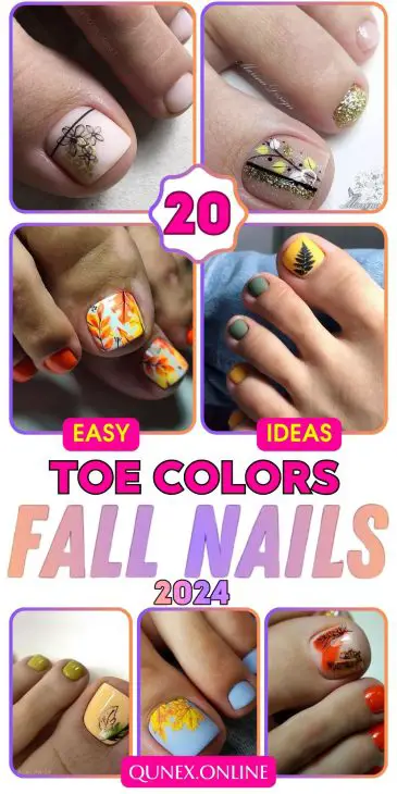 20 Gorgeous Fall Toe Nail Colors for 2024: Autumn Pedicure Ideas