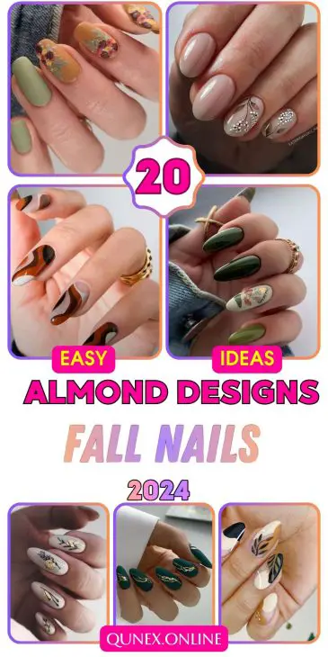 20 Ideas Fall Almond Nails: Stunning Designs and Ideas for the Season