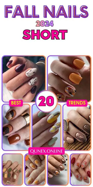 20 Ideas Short Fall Nails: Trendy Ideas for the Season