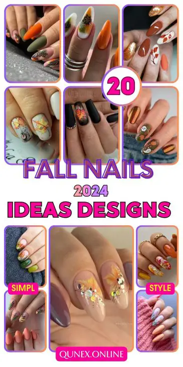 20 Ideas Fall Nail Ideas: Embrace the Season with Stunning Manicures