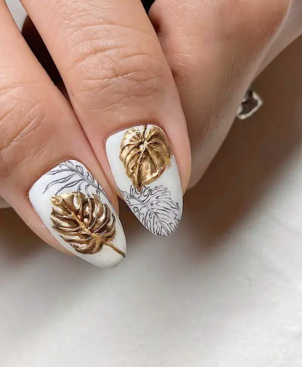 Fall Leaf Nail Art: Embrace the Season with Stunning Designs