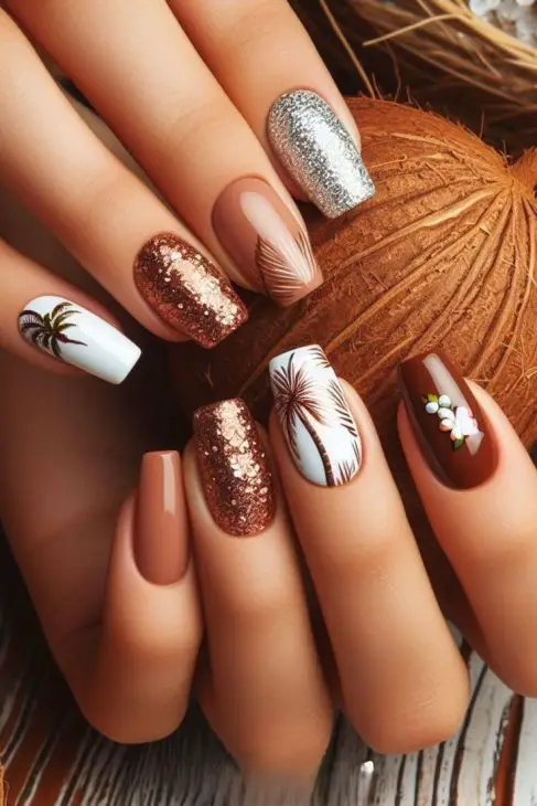 Fall Beach Nails: The Perfect Blend of Autumn and Ocean