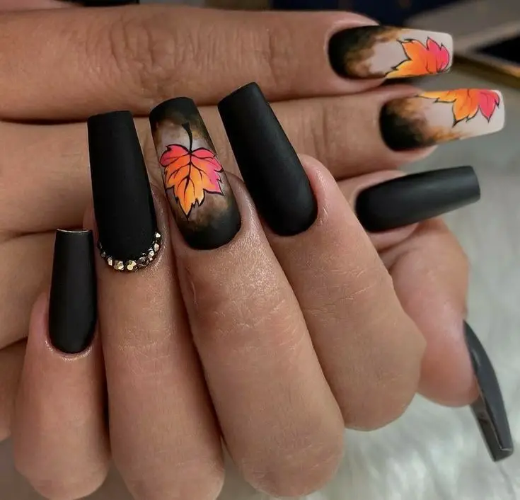 Fall Tree Nail Art Ideas for 2024: Embrace Autumn with Simple and Festive Designs