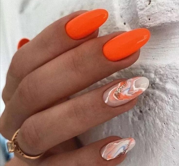 Orange Fall Nails 2024: Bold Ideas for the Season