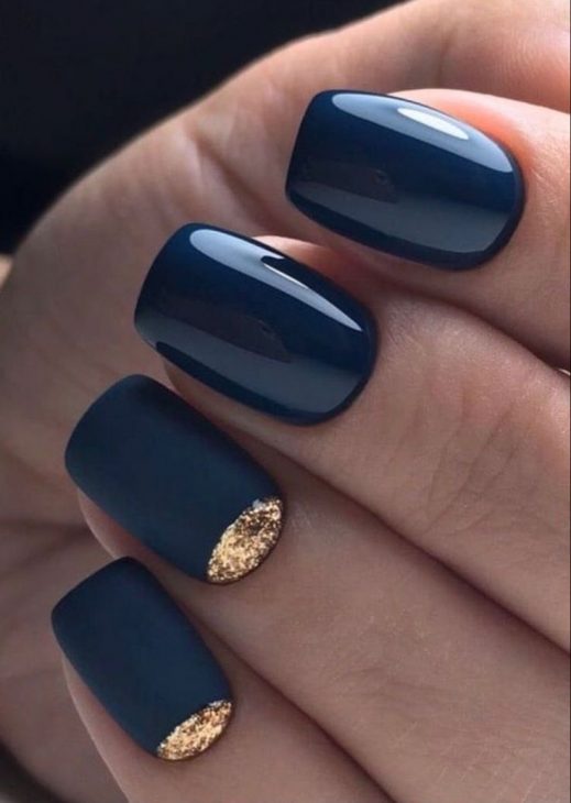 Fall Blue Nails: Stunning Designs for the Season