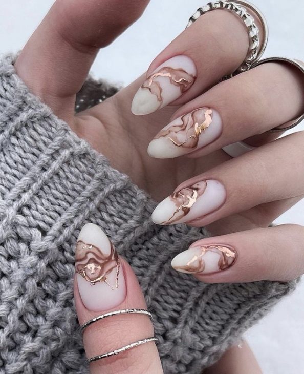 Fall Marble Nails: Stunning Designs to Embrace the Season