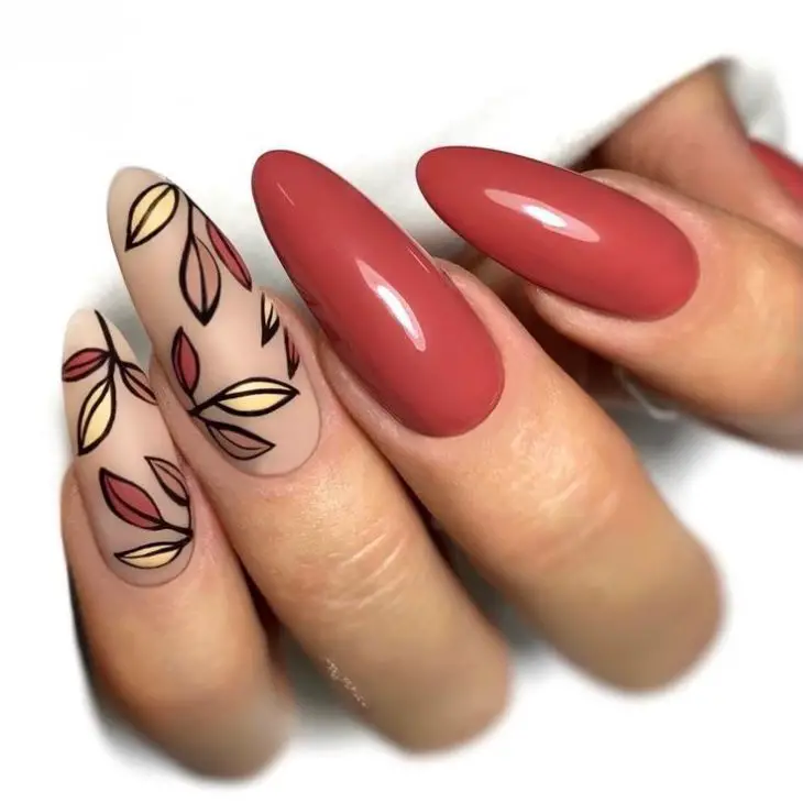 Fall Tree Nail Art Ideas for 2024: Embrace Autumn with Simple and Festive Designs