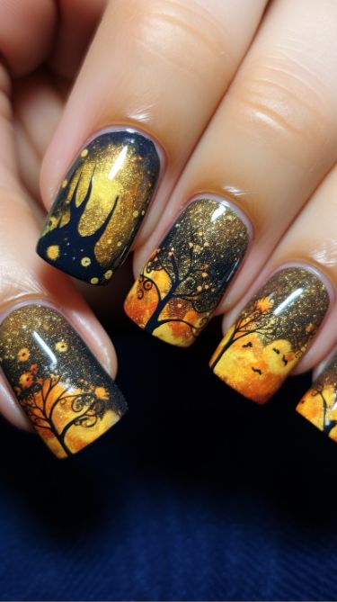 20 Stunning Fall Leaf Nail Designs for 2024: Embrace Autumn with Style