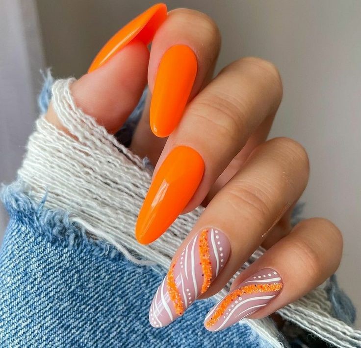 Orange Fall Nails 2024: Bold Ideas for the Season