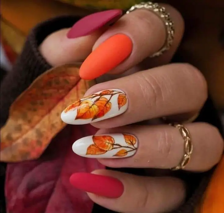 Fall Tree Nail Art Ideas for 2024: Embrace Autumn with Simple and Festive Designs