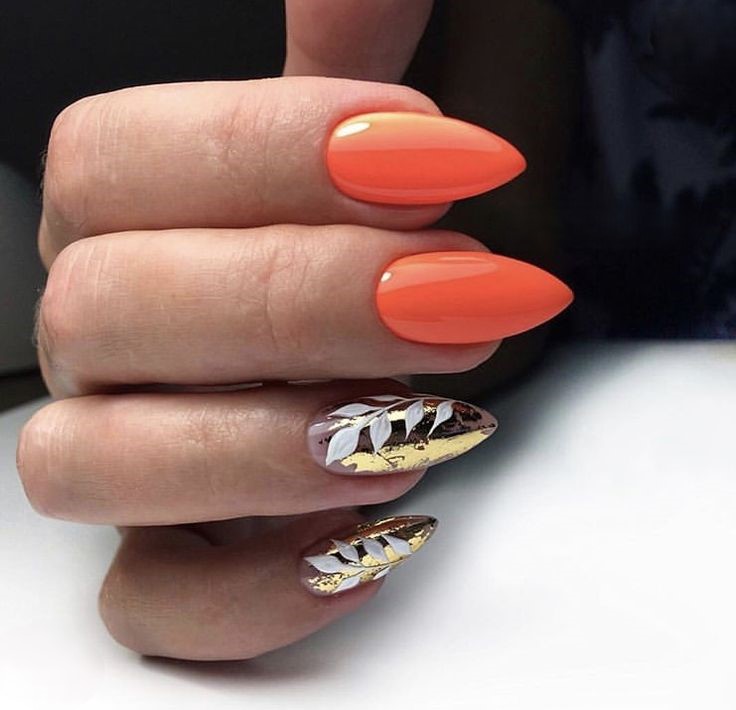 Orange Fall Nails 2024: Bold Ideas for the Season