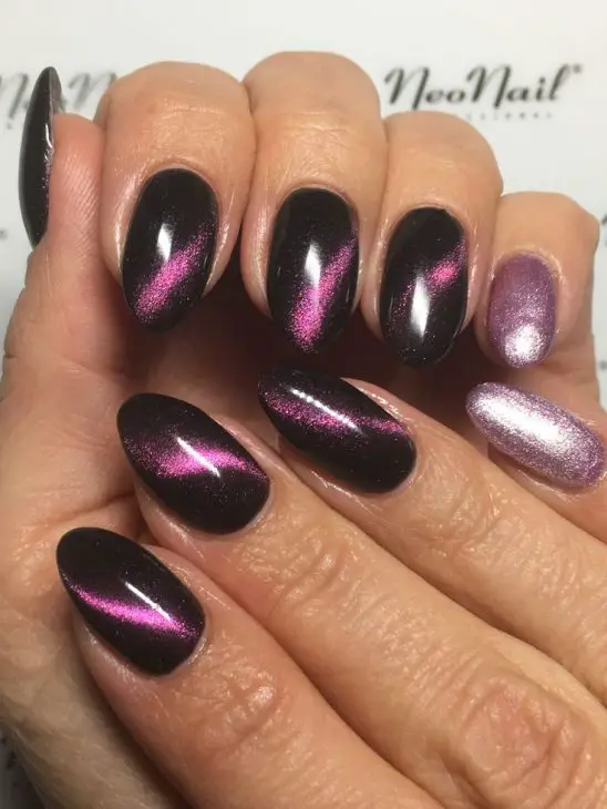 Fall Cat Eye Nails: Captivating Designs for the Season