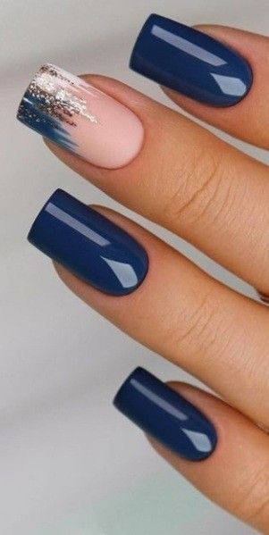 Fall Blue Nails: Stunning Designs for the Season